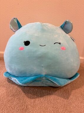 Original Squishmallows 24” Loretta- NWT Blue Octopus- S24 #1614